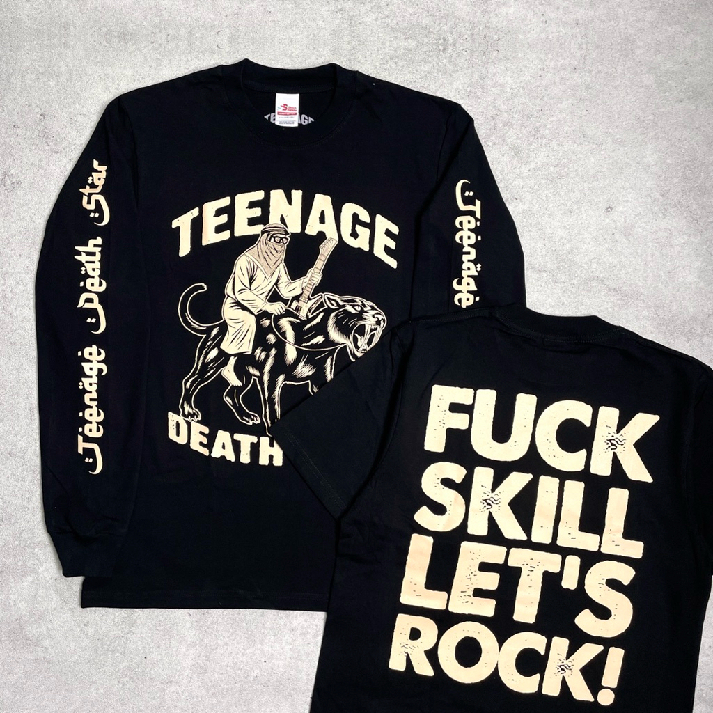 Teenage Death Star - Fukk Skill | Tshirt & Long Sleeve Black Original Merchandise