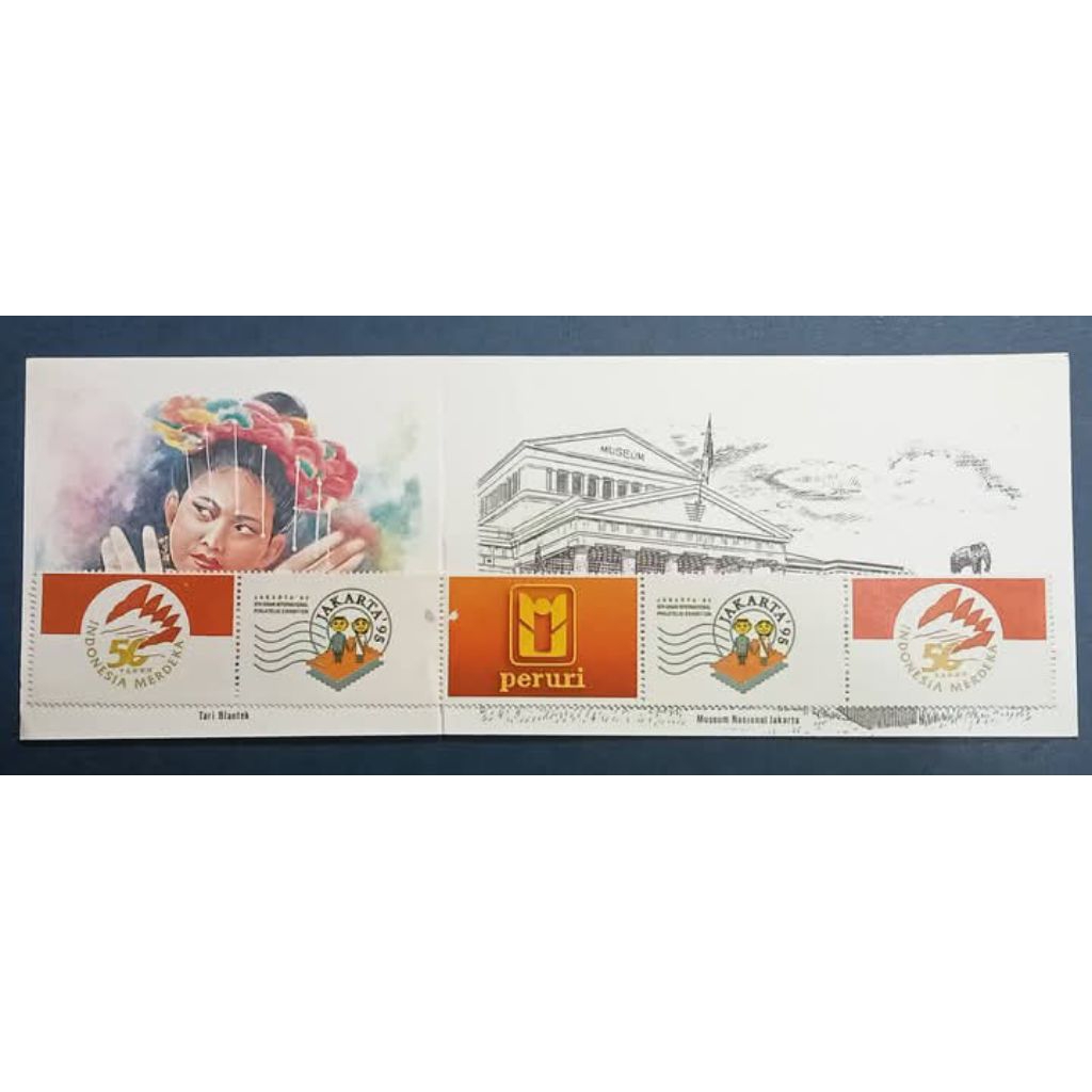

perangko Indonesia booklet pameran filateli internasional