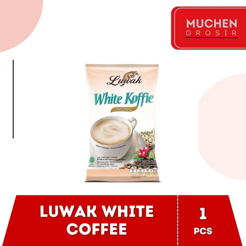 

Kopi Luwak White Coffee sachet