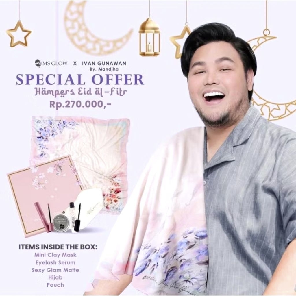 Jual rugi‼️270rb MANDJA by Ivan Gunawan x MS GLOW hijab mandja by Ivan gunawan