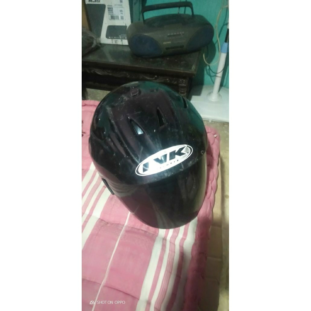 helm ink batman oryginal  hitam glossy