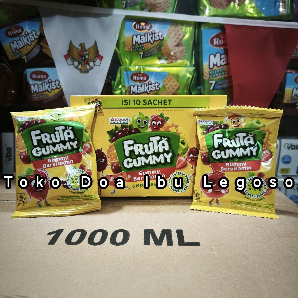 

Fruta gummy isi 10 perbox
