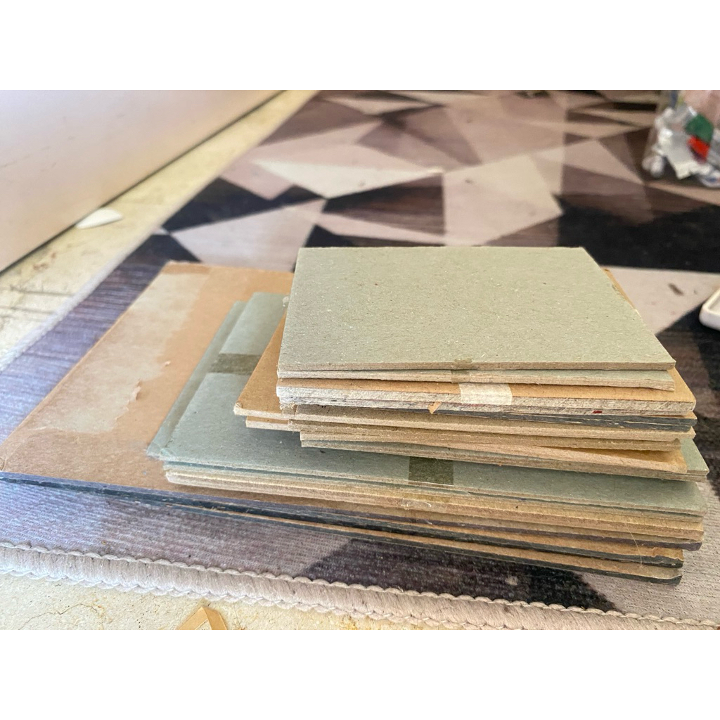 

[pl] 1 pak reused duplex card board grey board yellow board untuk pc kpop dll