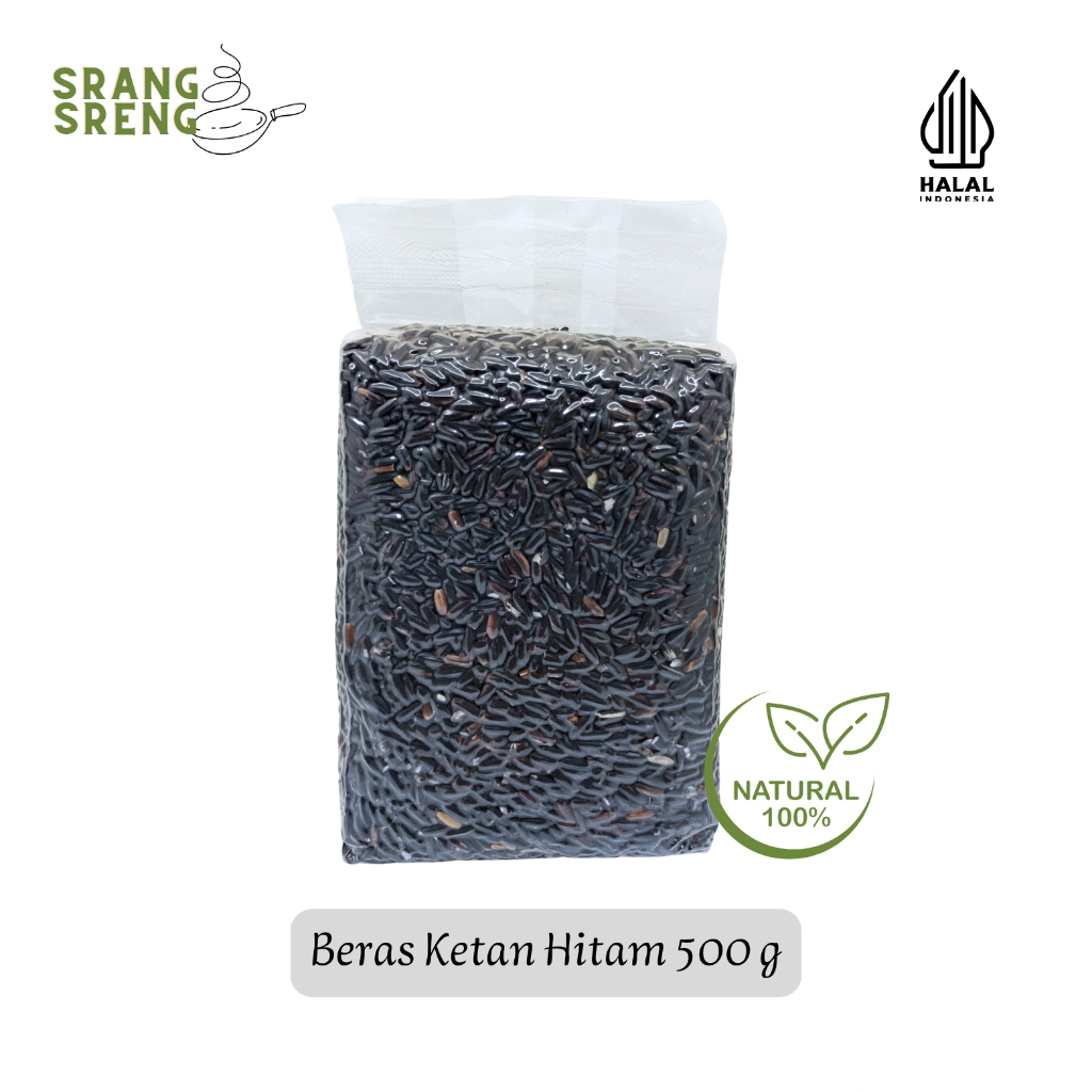 

Beras Ketan Hitam 500 g | Beras Ketan Hitam Premium | Black Glutinous Rice | Beras Ketan