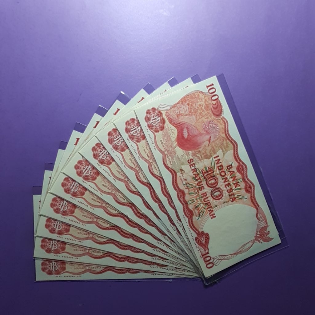 Uang 100 rupiah tahun 1984