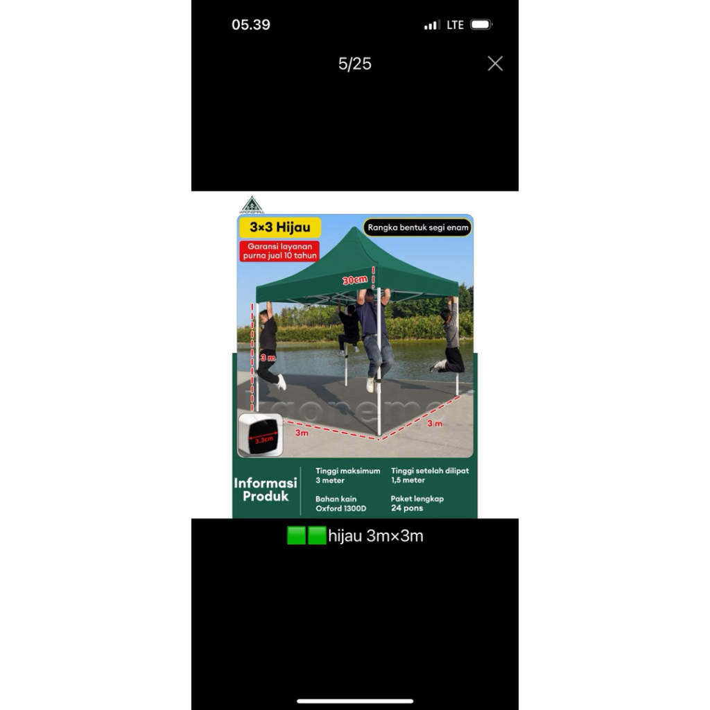 PrelovedTendaJualanRisti