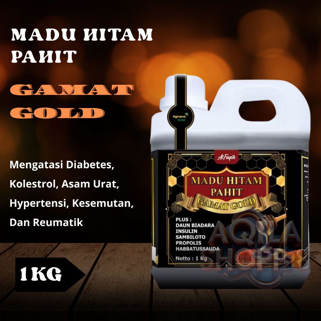 

Madu Hitam Pahit plus gamat gold 1kg herbal Diabet