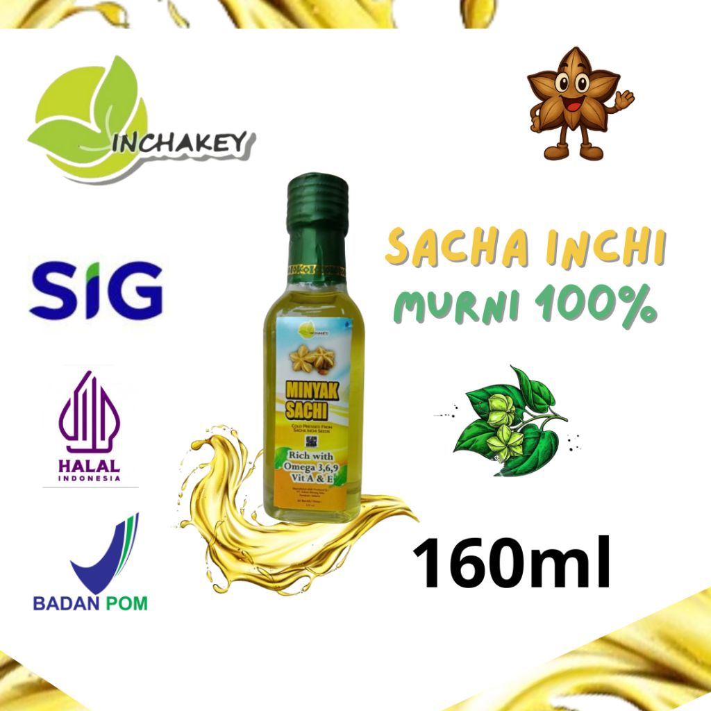 

Minyak Sacha Inchi Organik | Cold-Pressed «Superfood Omega‑3,6,9» | Untuk Kulit & Kesehatan Jantung