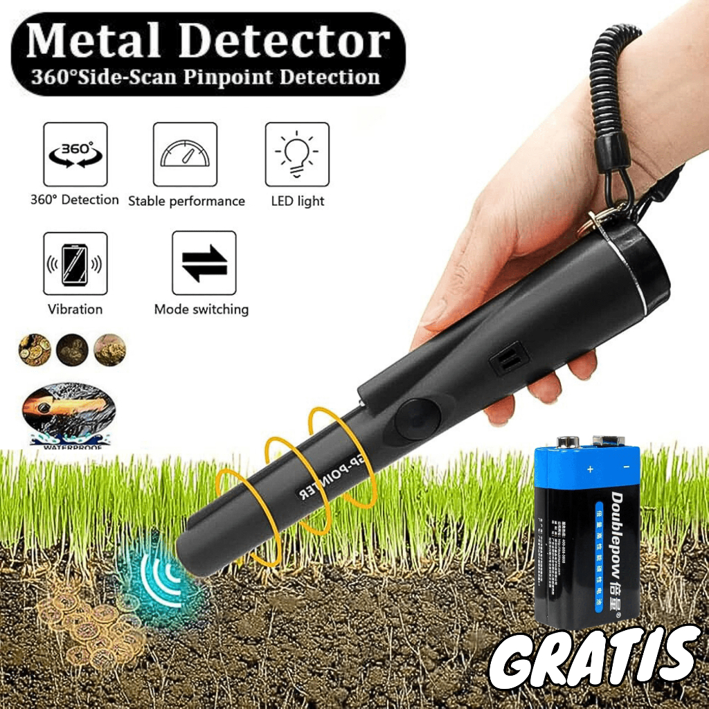 GP-Pointer Detektor Logam Mas Perak Dalam Tanah Jarak Jauh Metal Pinpointer Garrett Tahan Air