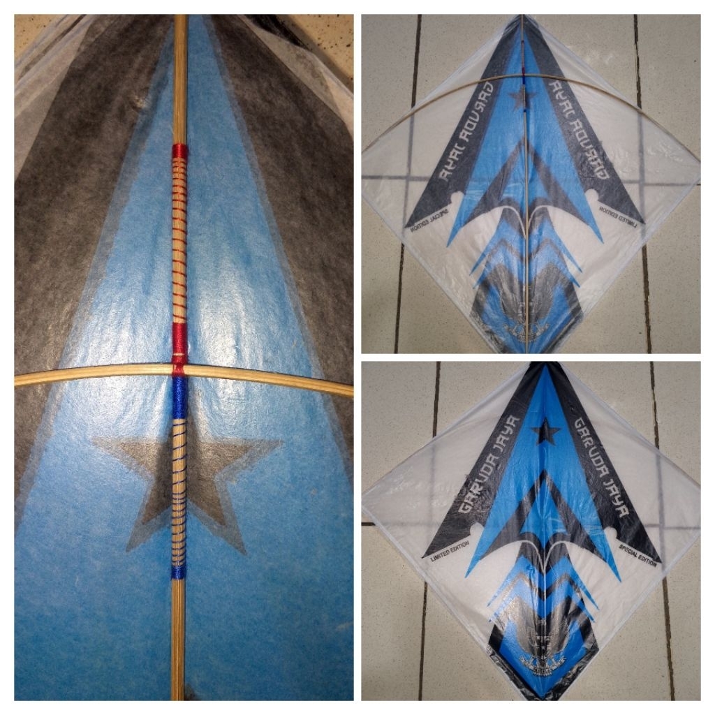 Layang - Layang Layangan aduan Sukhoi /sukoi Super Double Lilitan