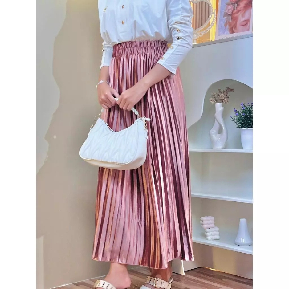 Rok Plisket Bludru Premium jumbo