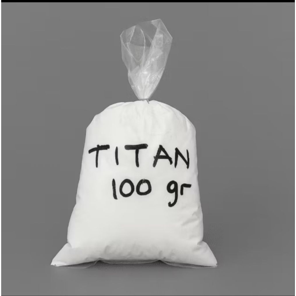 

( 100gr ) Titan / Titanium Dioxide / Tio2 / Opaque White