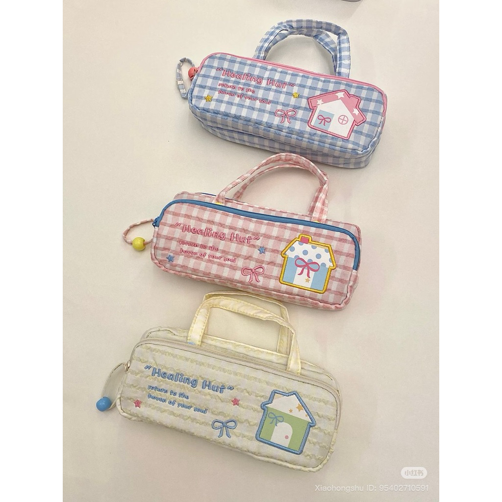 

Tempat pensil Kotak Pensil anak cewek waterproof Trio Cutie Kapasitas - Cherry