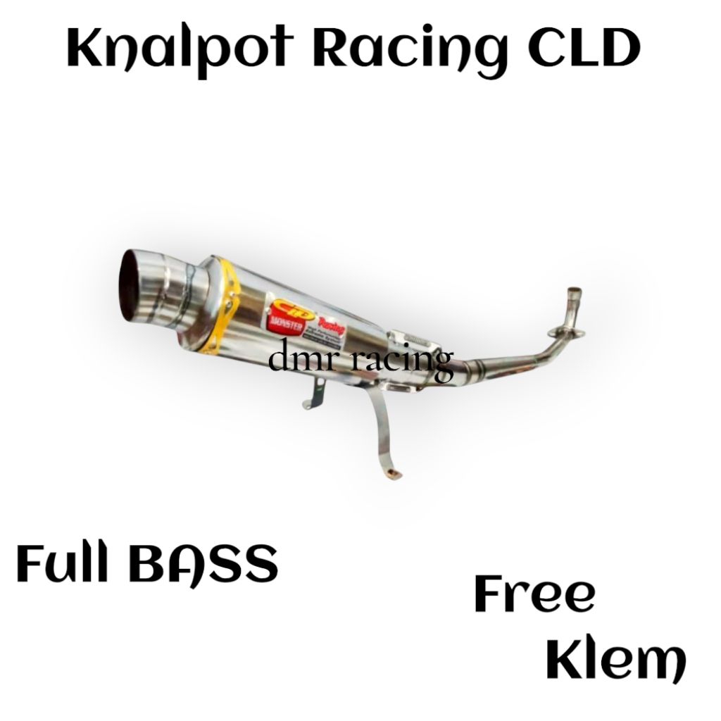 Knalpot CLD Racing Supra Jupiter Revo Karisma Vega Shogun Astrea Grand Blade Crypton