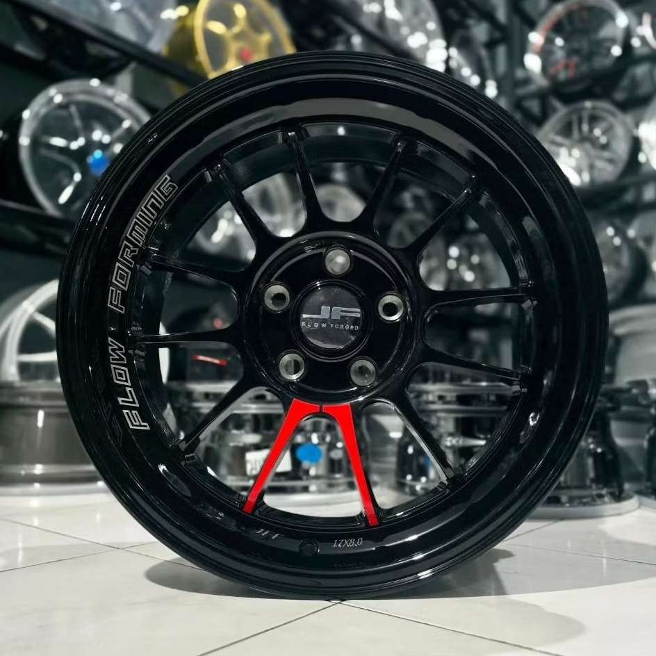velg racing BUZZ JF FLOW FORMING R17 LEBAR 8 PCD 5X114,3 velg mobil r17 velg racing ring 17 mobil un