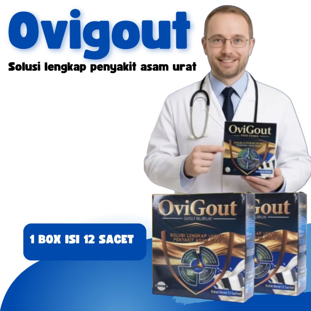 

OVIGOUT Milk Susu Asli Original Atasi Asam Urat Nyeri Sendi Kolestrol