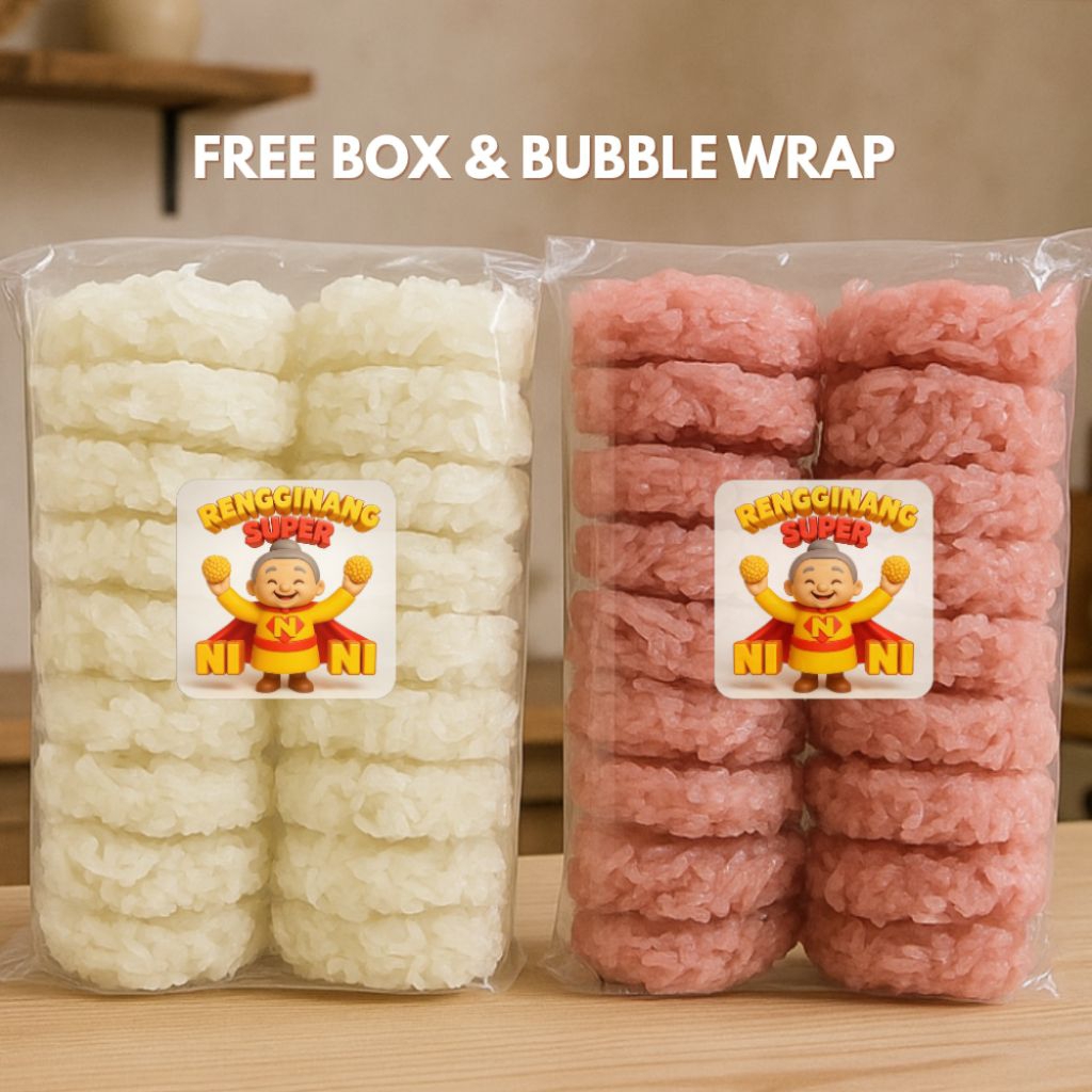 

Rengginang Mentah Ketan Premium / Rengginang Super Nini 500gr