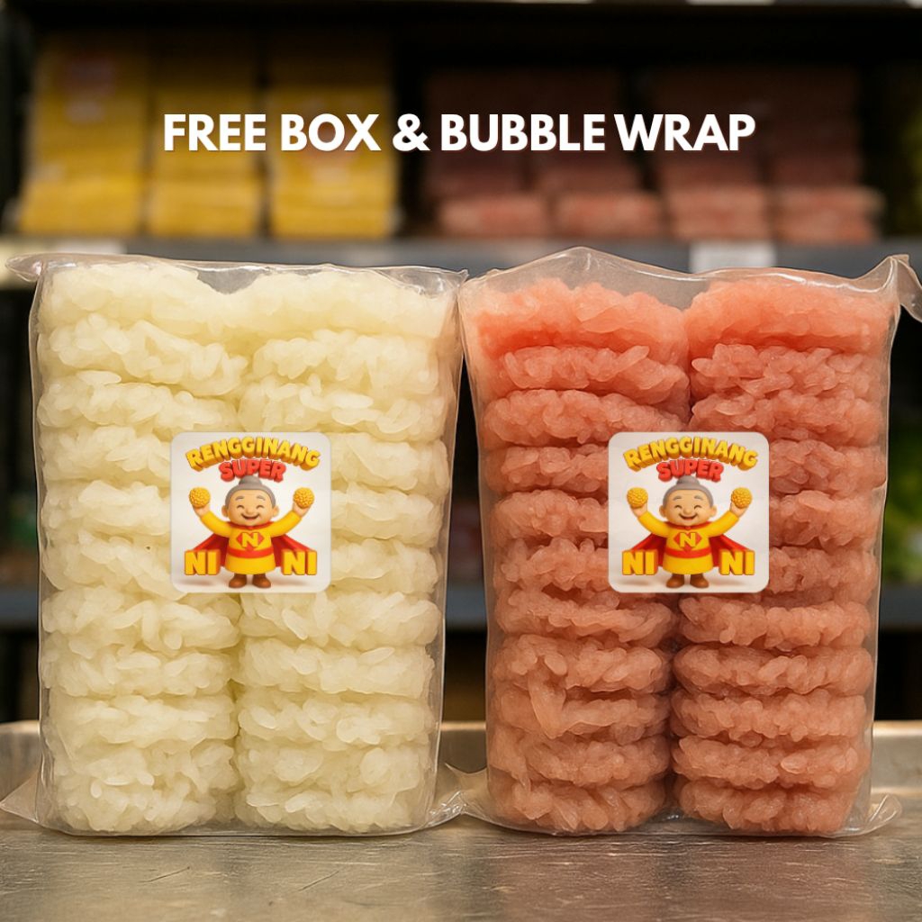 

Rengginang Mentah Original Ketan Asli Homemade / Rengginang Super Nini Camilan Tradisional