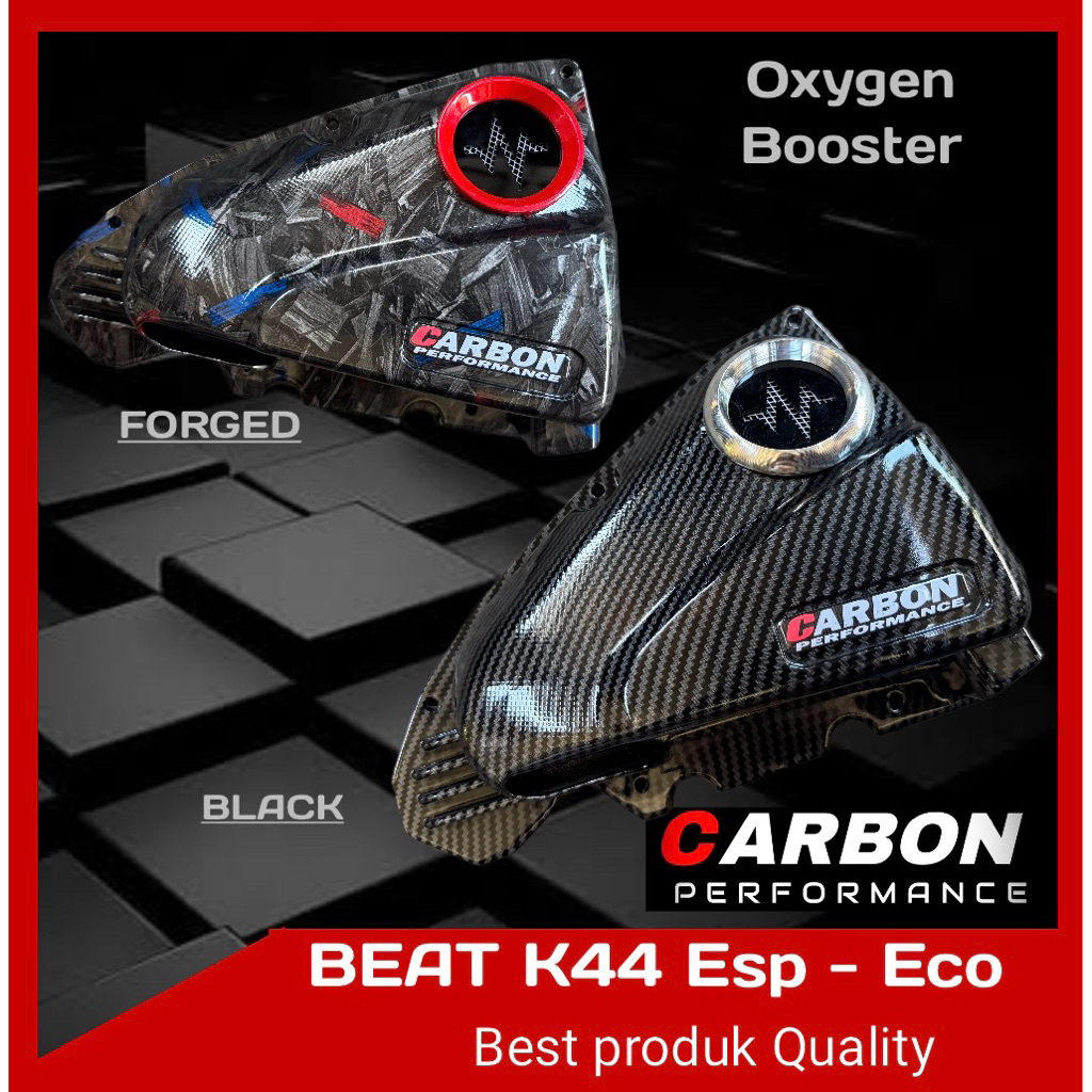CORONG UDARA TUTUP FILTER BEAT ESP FILTER SCOOPY ESP CARBON K44 ◾️corong carbon k44 tutup filter bea