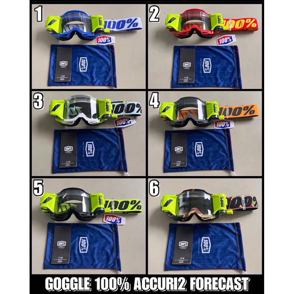 goggle 100% accuri2 forecast