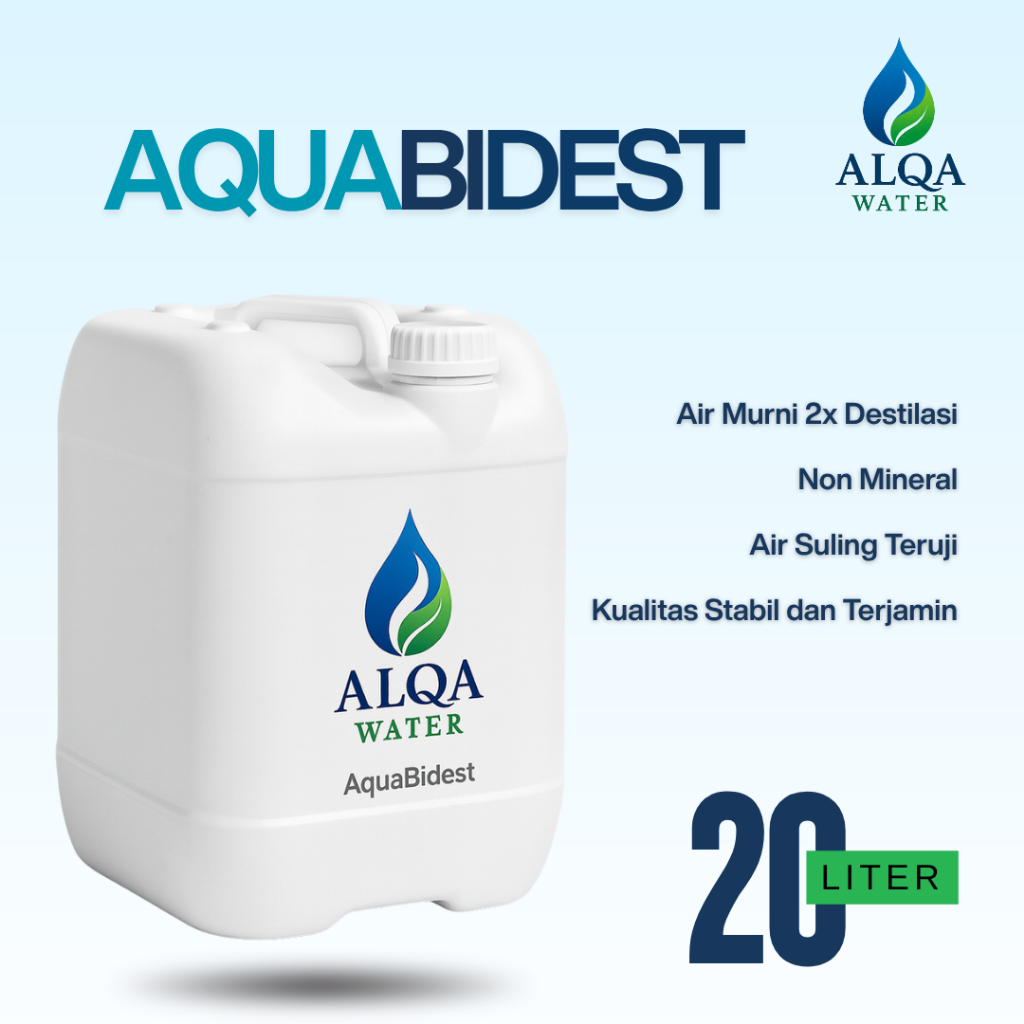 Aquabidest / Aquabidestilata / Aquabidest 20 liter