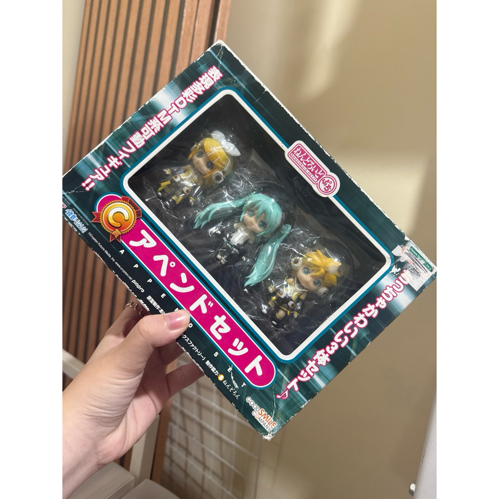 Hatsune Miku Kagamine rin Len Good Smile Company Nendoroid Petite Vocaloid Append Version Set