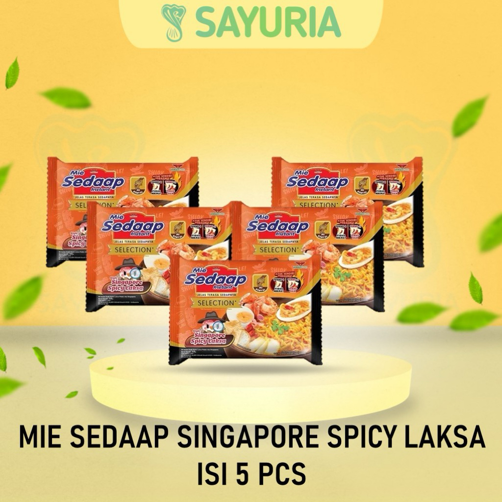 

MIE SEDAAP SPICY LAKSA SINGAPORE ISI 5 PCS