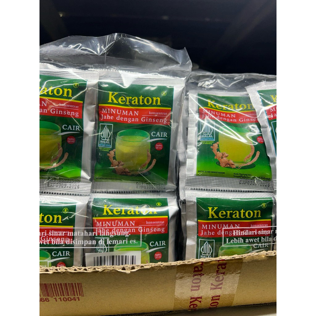 

minuman jahe KERATON (1 renteng=12pcs)