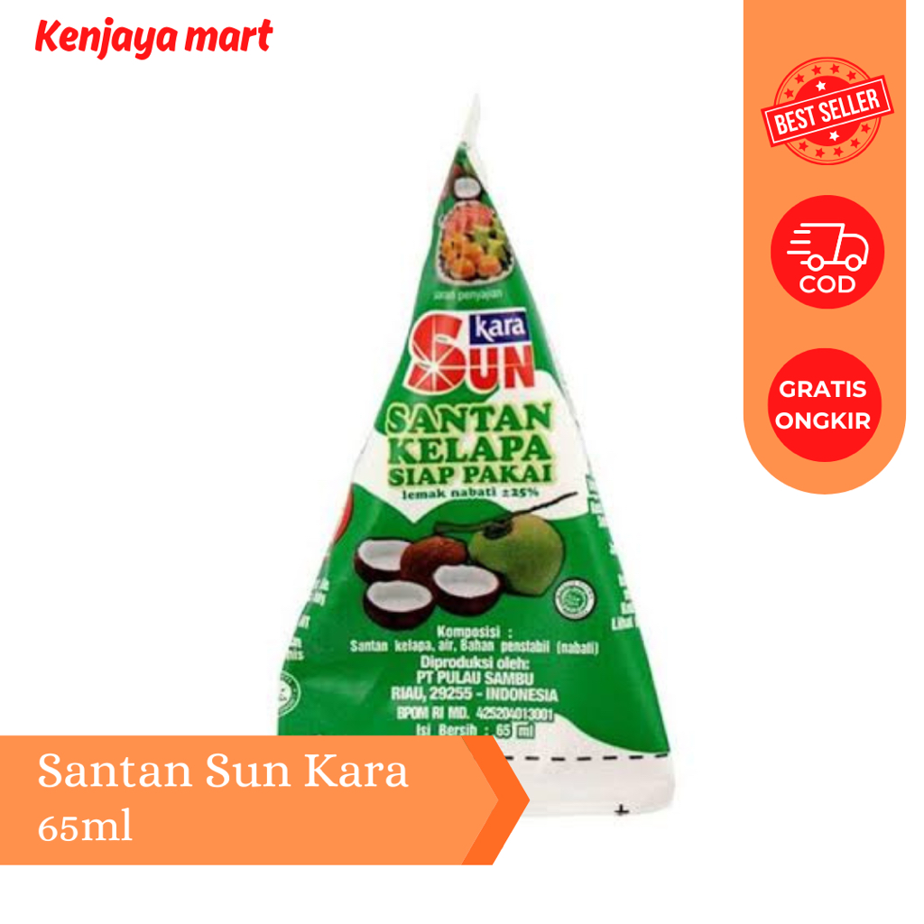 

Santan Kara 65ml - Kara Santan Premium Quality/santan sun kara termurah/cod
