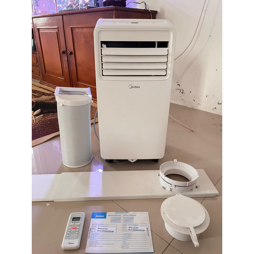 MURAH MIDEA AC PORTABLE 1/2PK MPHA-05CRN7 AC 0,5 PK