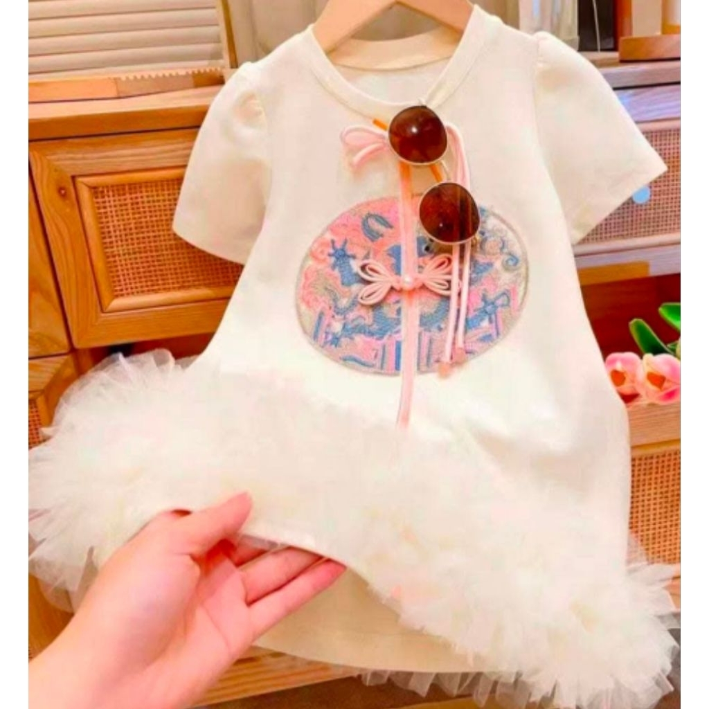 100-110-120-130-140-150/3-4-5-6-7-8-9th DRES CHEONGSAM SHANGHAI TUTU TILE GAUN PESTA  ULANG TAHUN PR