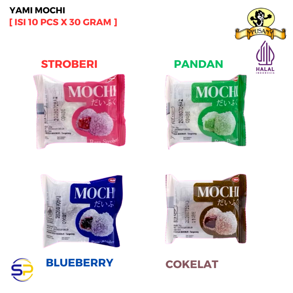 

PUSAN YAMI MOCHI ANEKA RASA ISI 10 PCS