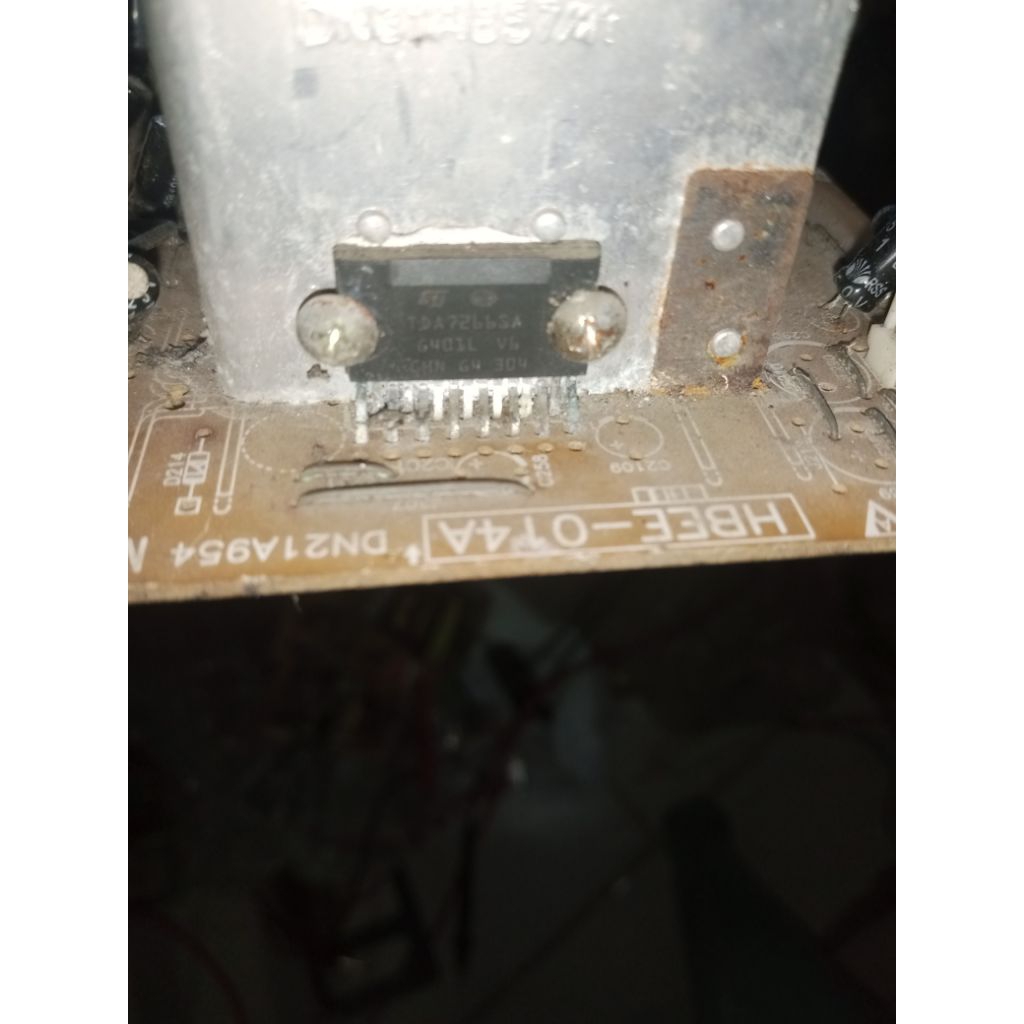 ic power TDA 7266sa copotan tv Polytron