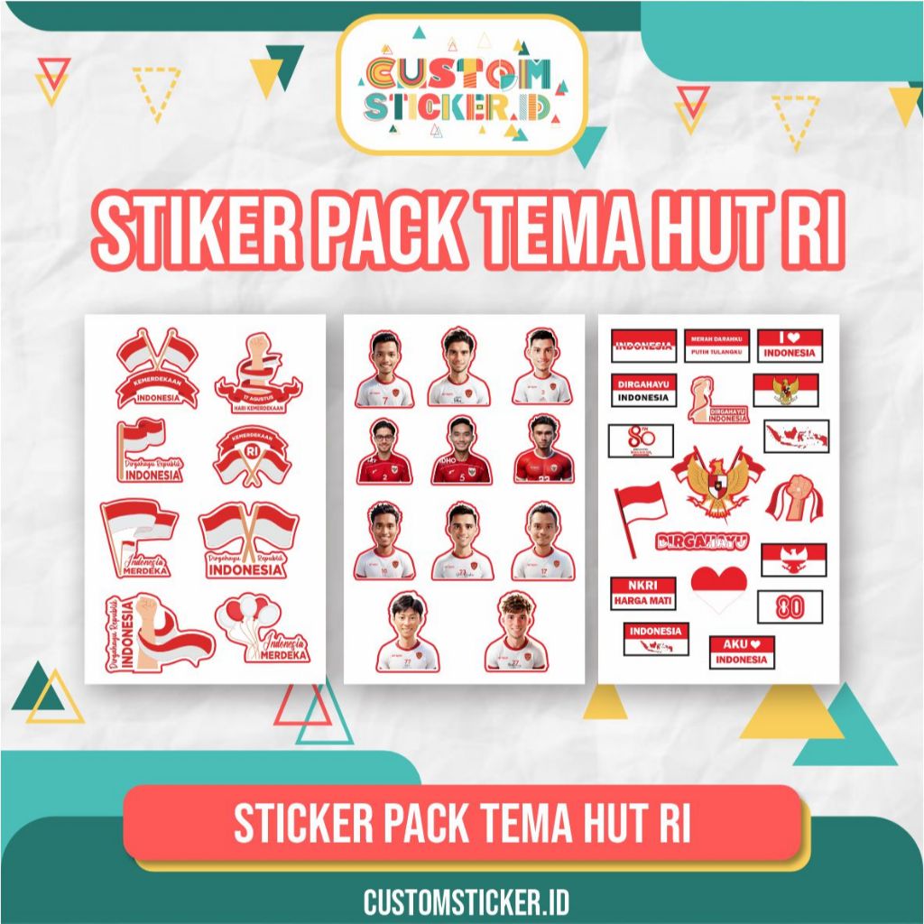 

STIKER PACK PREMIUM TEMA HUT RI