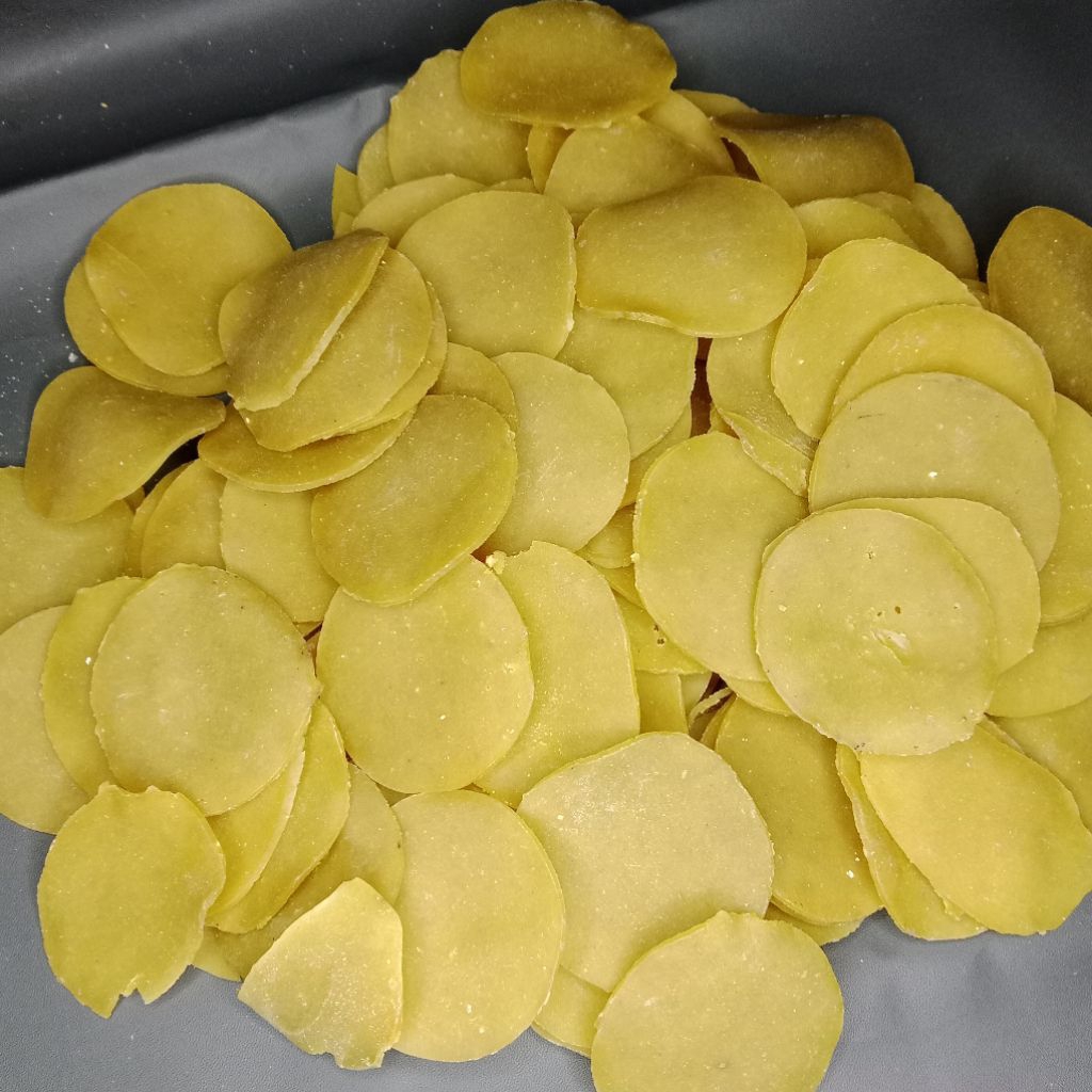 

1 kg kerupuk puli bulat halus - kerupuk puli super - kerupuk rambak