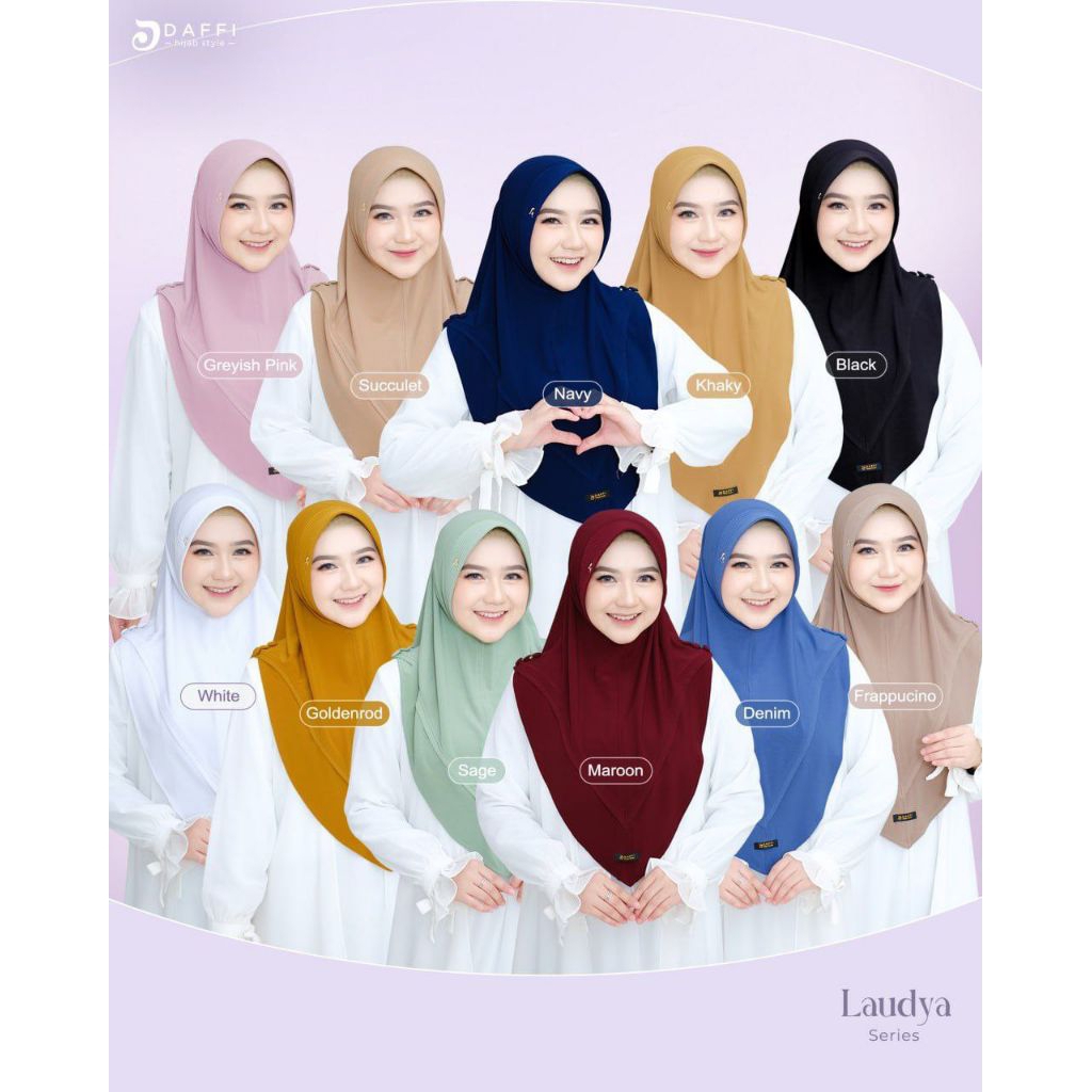 LAUDYA JILBAB INSTAN BY DAFFI HIJAB