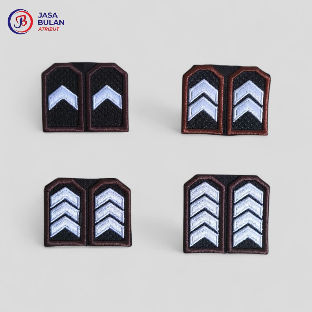 BORDIR PANGKAT PDL POLRI/POLISI