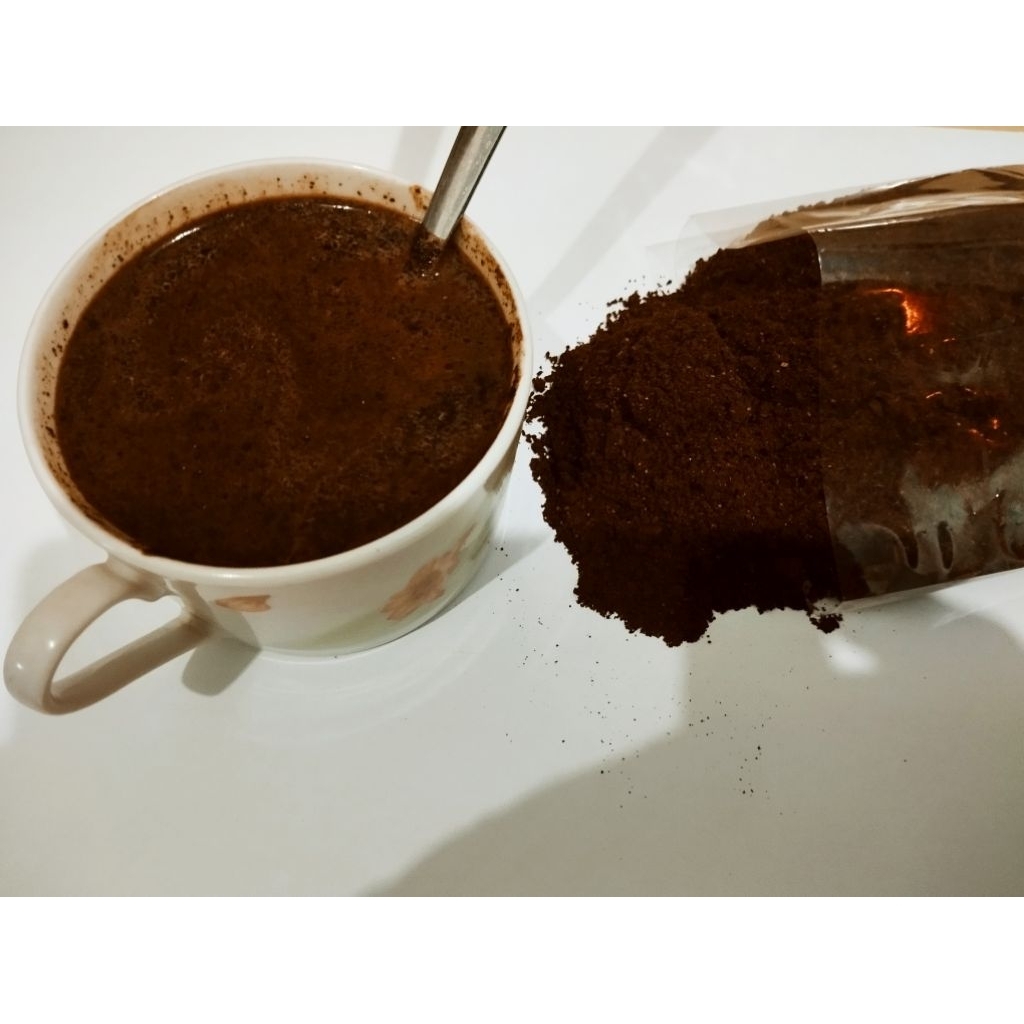 

BUBUK KOPI HITAM KHAS MEDAN HARGA BERSAHABAT RP 16.000 PER 250 GRAM