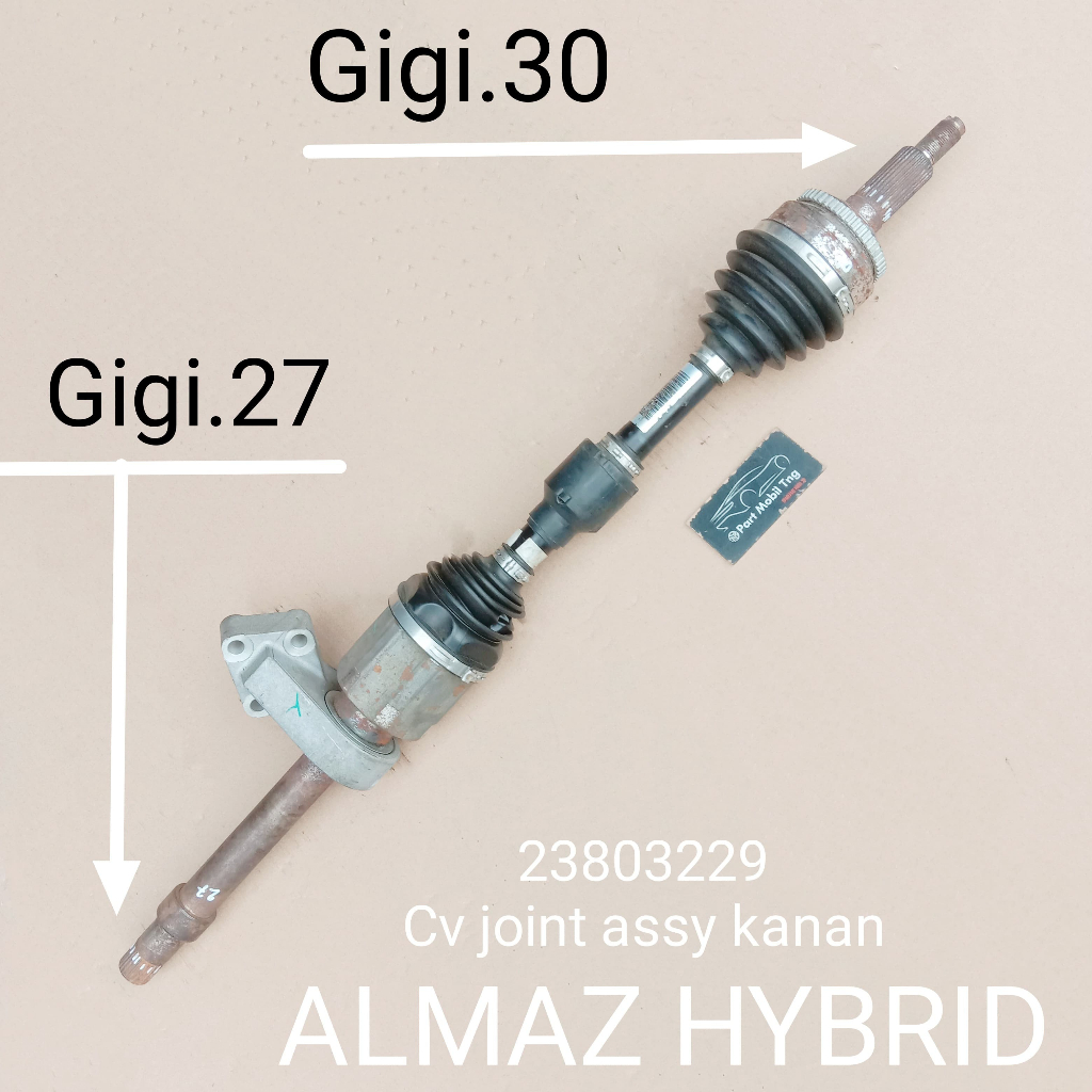 Drive Shaft Assy As Roda CV Joint Assy Kanan Wuling Almaz Hybrid 23803229