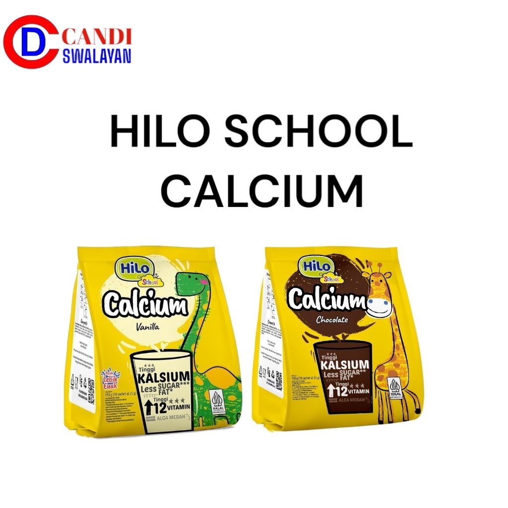 

HILO School Calcium Bag 350gr (10 Saset × 35gr ) Rasa Cokelat / Vanila