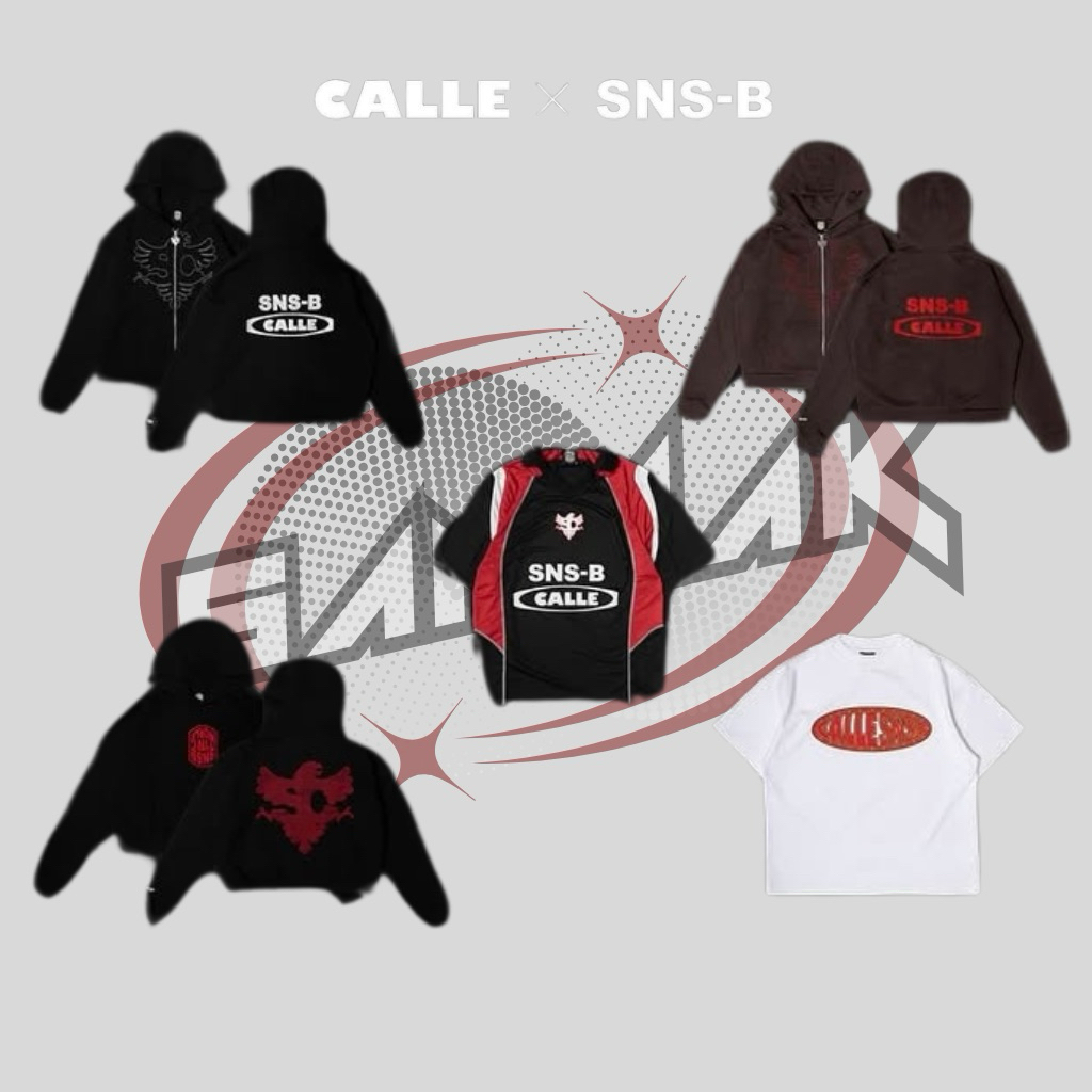 Hoodie Boxy, Hoodie Zipper CALLE X SNSB