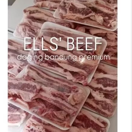 

US beef slice MESS (potongan,bentuk,lemak acak)