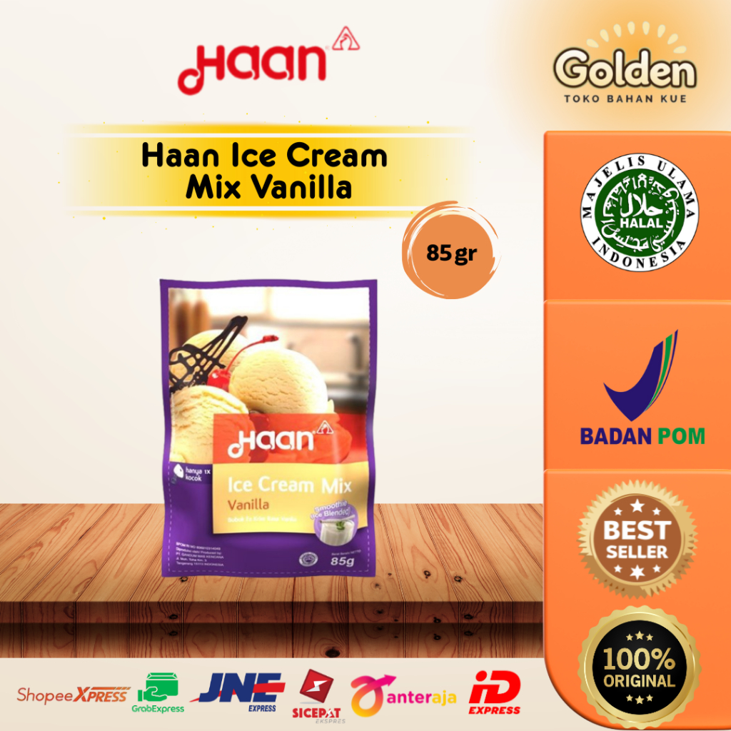 

Haan Ice Cream Mix Vanilla 85gr