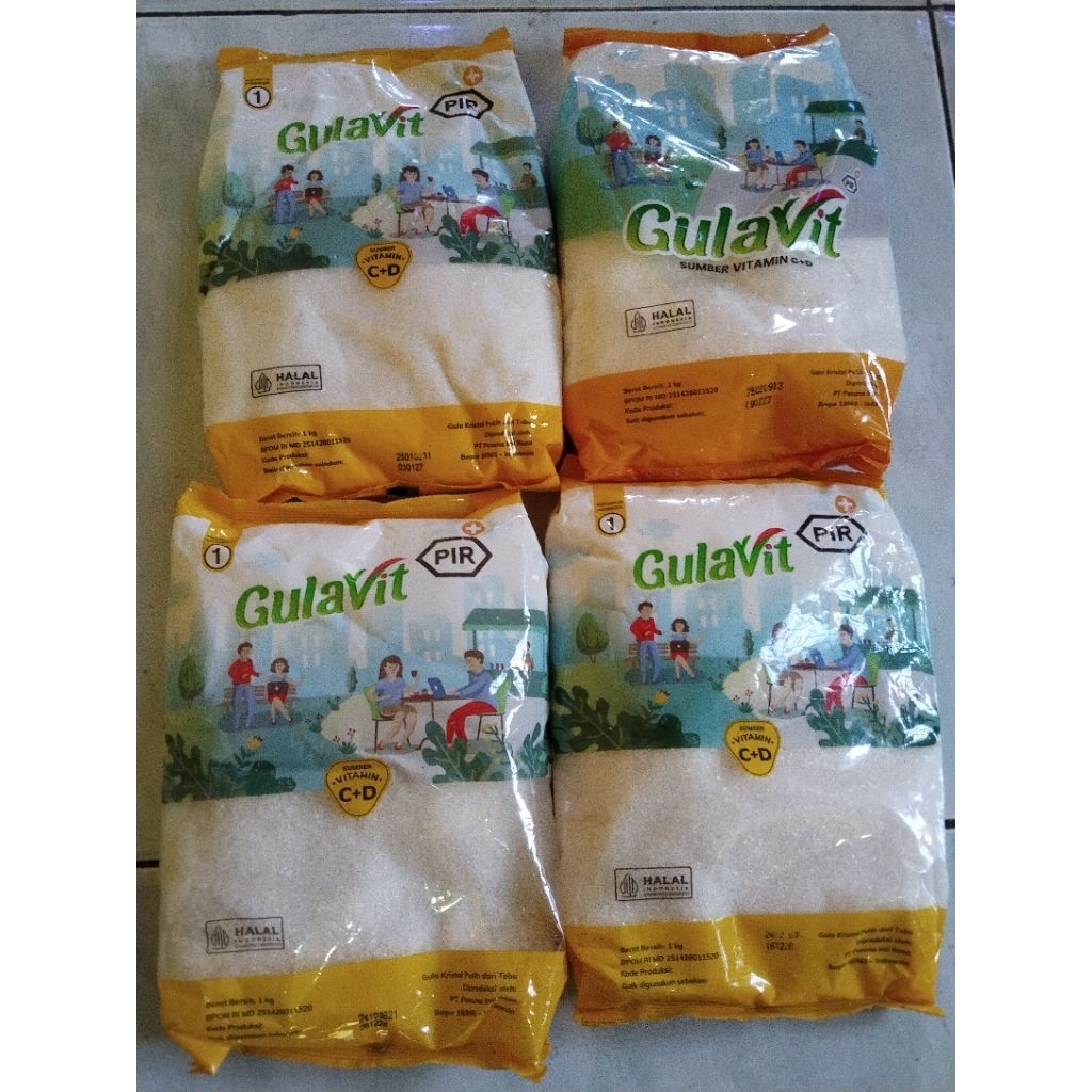 

Gulavit kemasan 1 kg/ Gula pasir vit 1 kg/ Gula pasir kemasan 1 kg