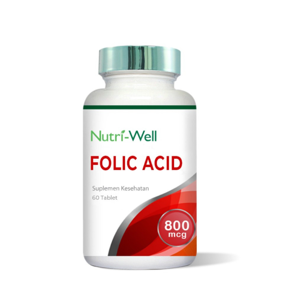 Nutriwell Folic Acid 800mcg - 60 Tablets