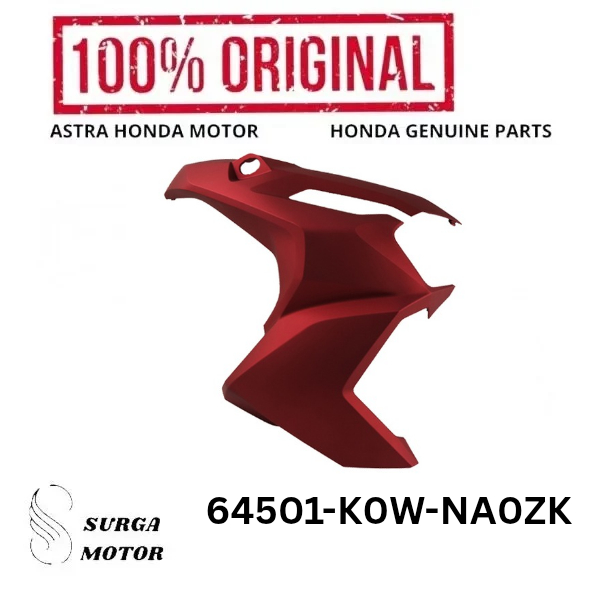 Cover Body Samping Kanan Depan Merah Matte Doff  ADV 160 2022 2023 2024 2025 64501K0WNA0ZK 64501-K0W