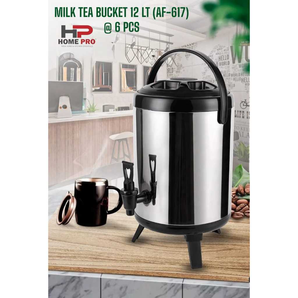 MILK TEA BUCKET 12 LITER / TERMOS JUG DISPENSER PRASMANAN
