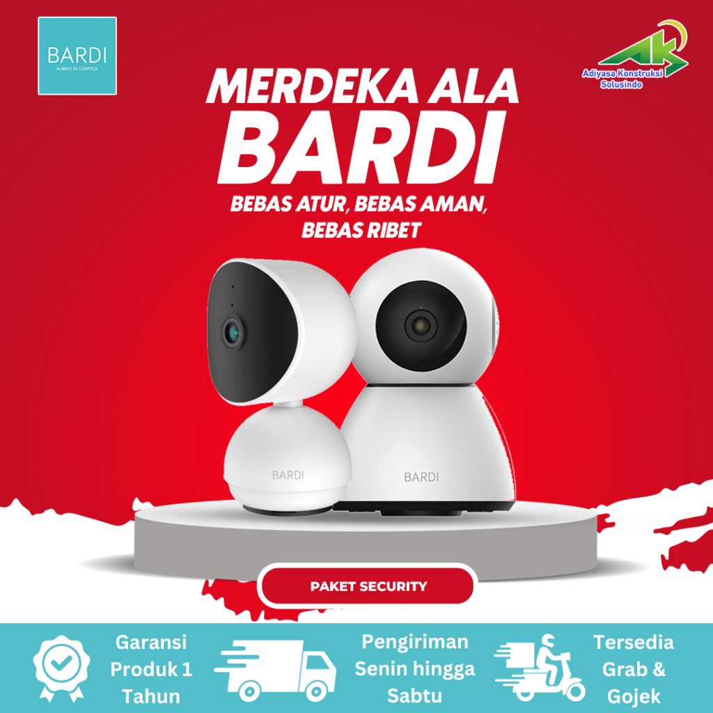 Paket Smart CCTV BARDI – Indoor PTZ + PTZ Lite Version | Promo Merdeka 17 Agustus