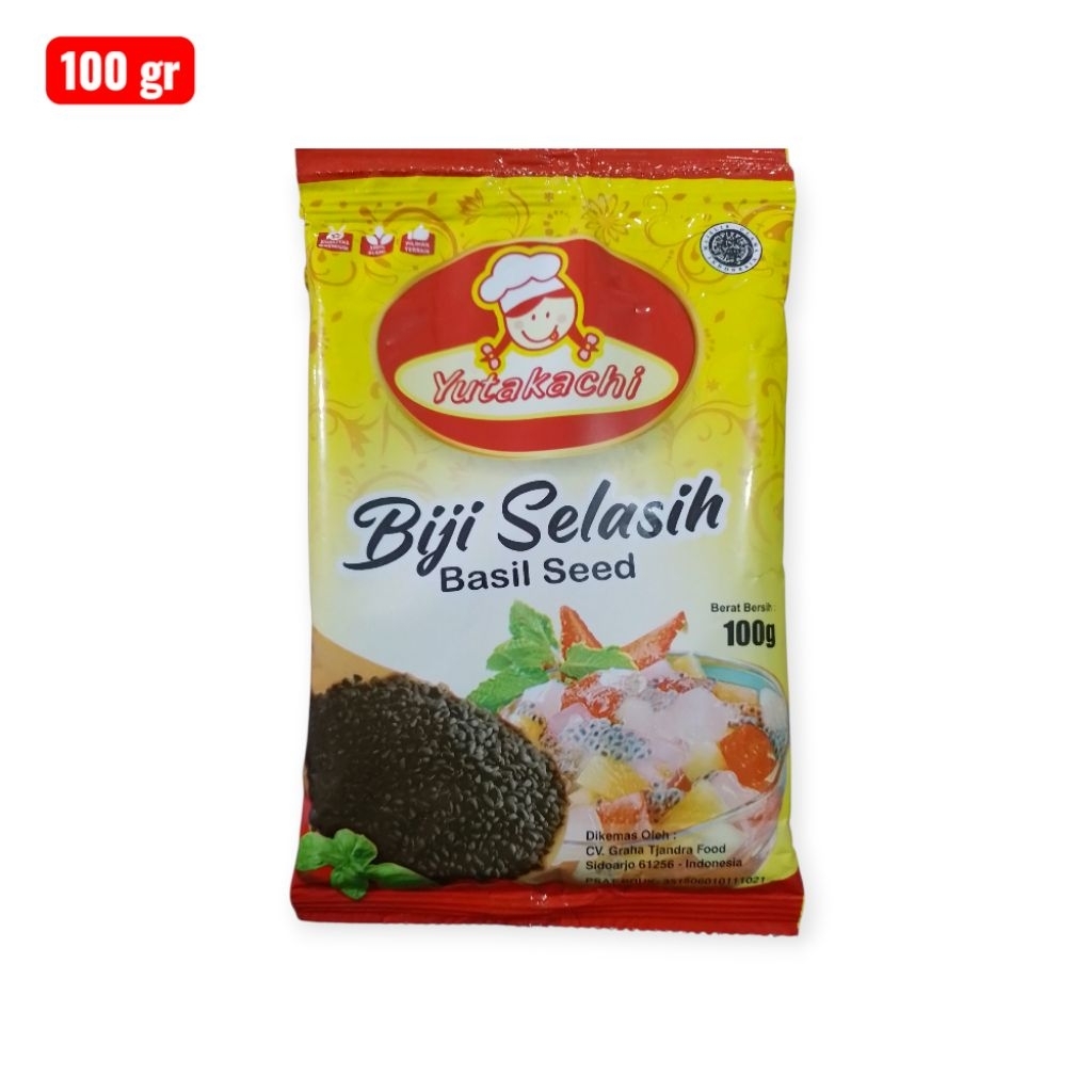 

Yutakachi Biji Selasih Basil Seed 100 gr