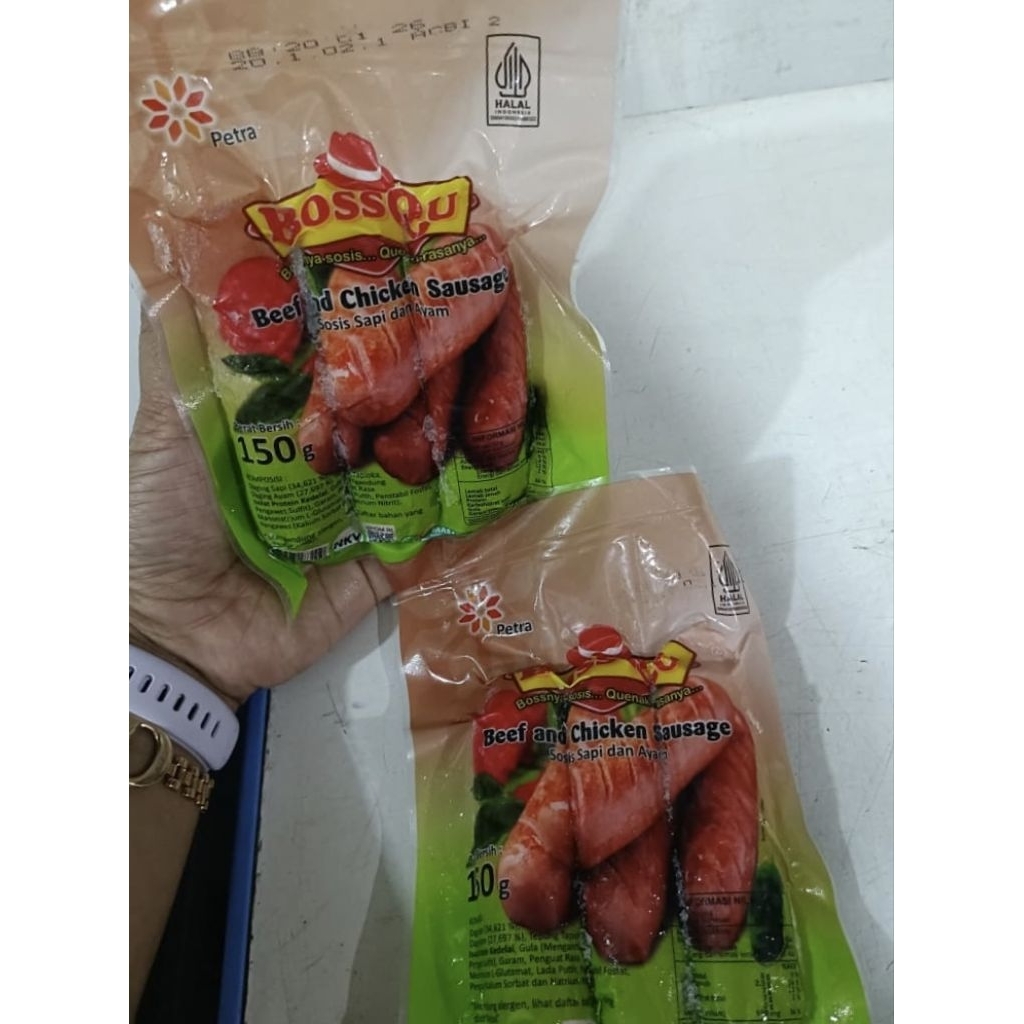 

Sosis sapi Bossqu isi 3pcs